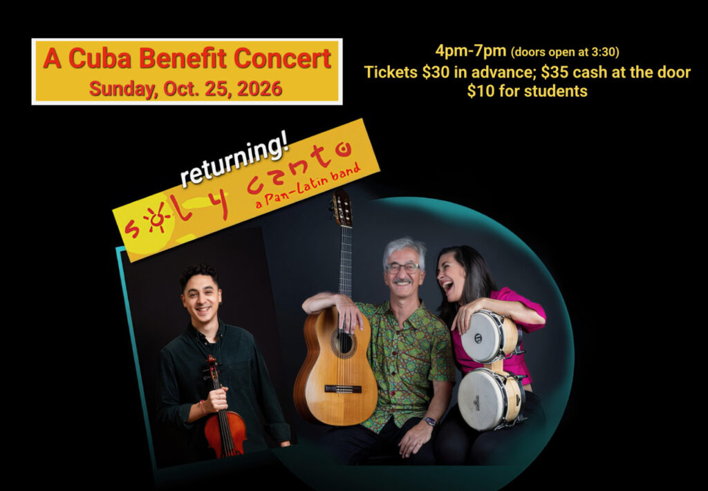 A Cuba Benefit Concert with Sol Y Canto